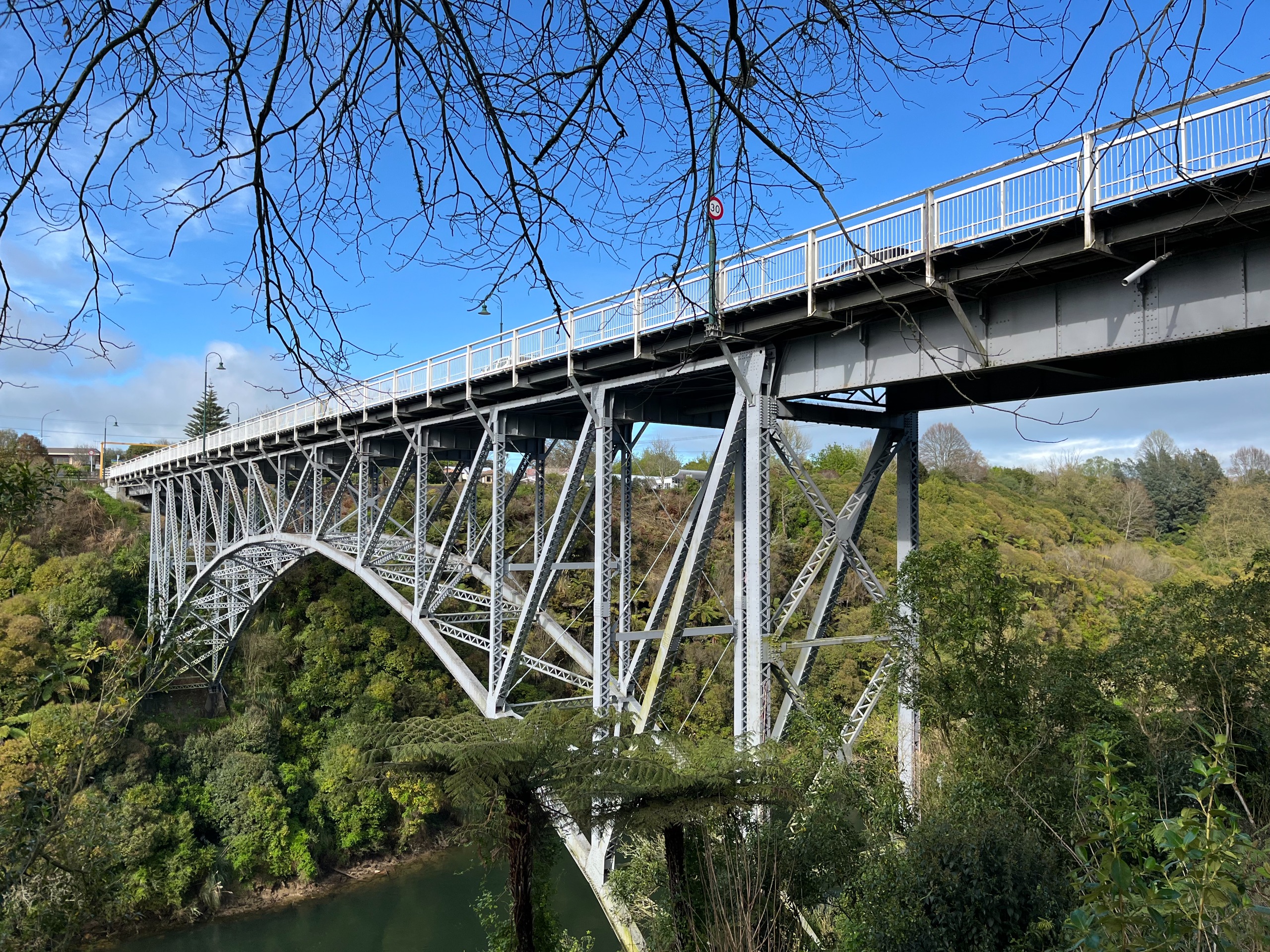 View from under Victoria Bridge Cambridge