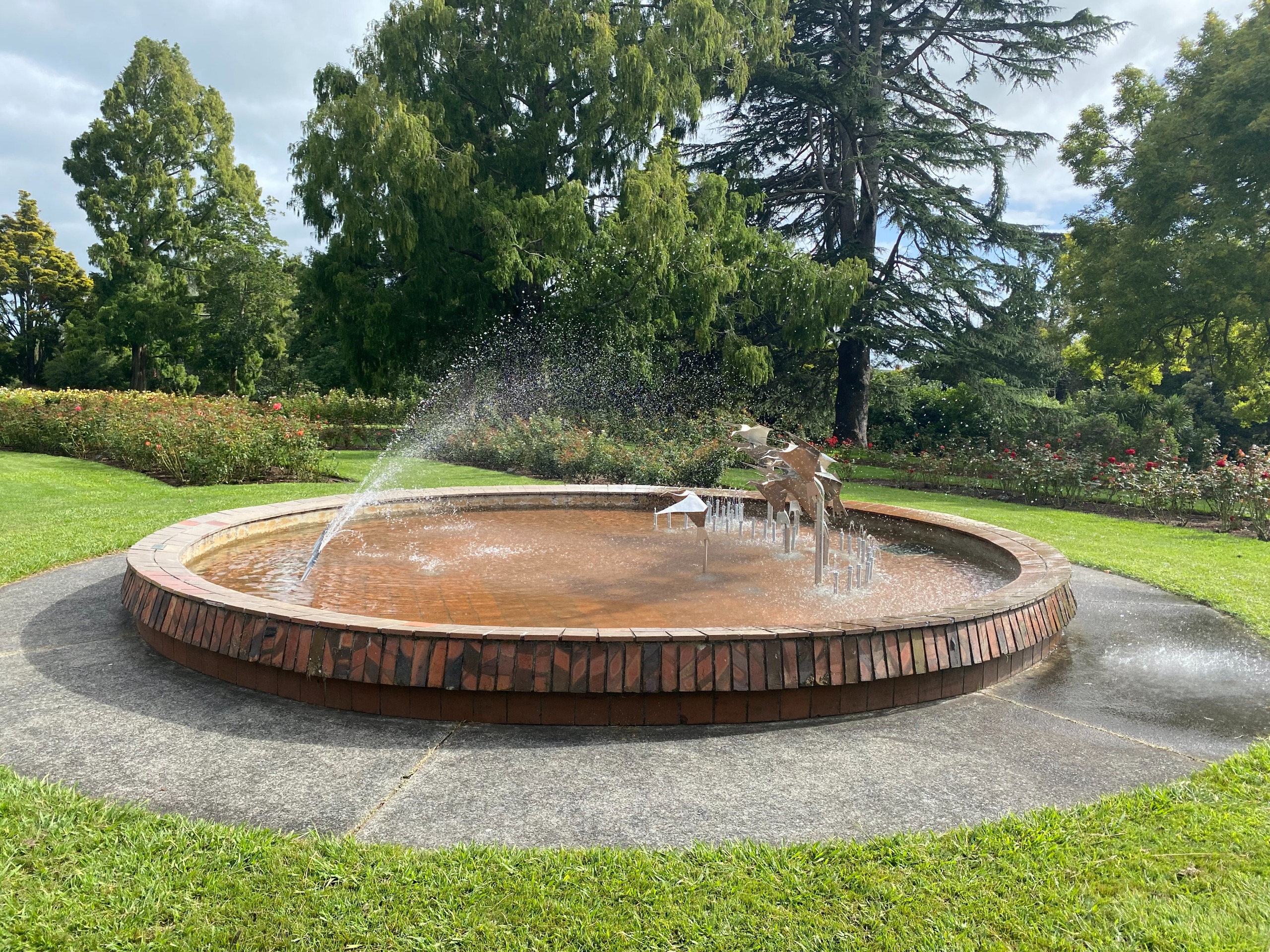 TA fountain working