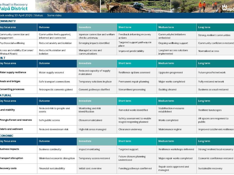 Road to recovery dashboard p2